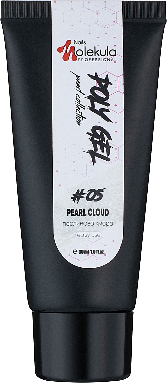 Полігель для нігтів - Nails Molekula Poly Gel 05 Pearl Cloud — фото N2