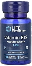 Витамин B12, метилкобаламин - Life Extension Vitamin B12 Methylcobalamin 5 Mg — фото N1