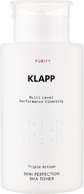 Тоник с BHA для жирной и комбинированной кожи - Klapp Multi Level Performance Purify Skin Perfection BHA Toner — фото N1