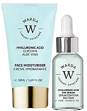 Парфумерія, косметика Набір - Warda Skin Hydration Boost Hyaluronic Acid (f/cr/50ml + eye/ser/15ml)