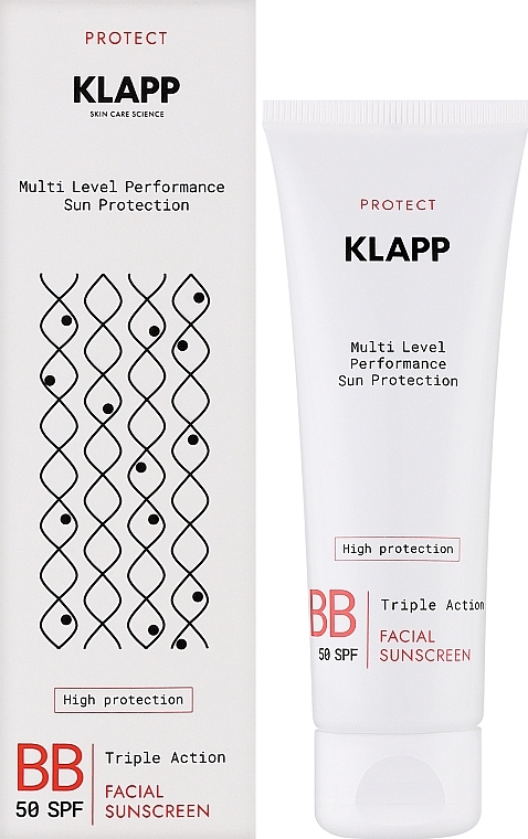 Klapp Multi Level Performance Sun Protection BB Cream SPF50 - Klapp Multi Level Performance Sun Protection BB Cream SPF50 — фото N2