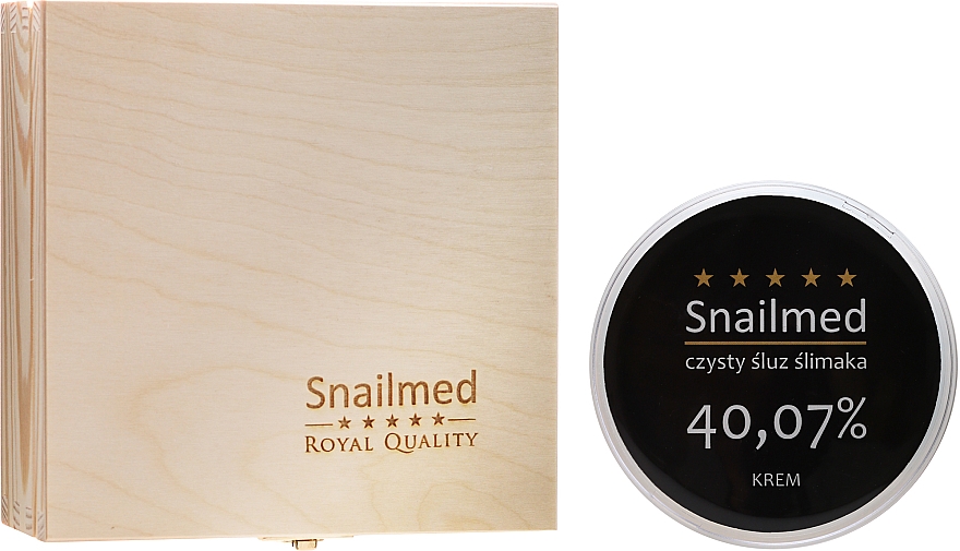 Крем "Чорні перли" у баночці - Snailmed Royal Quality Black Pearl — фото N4