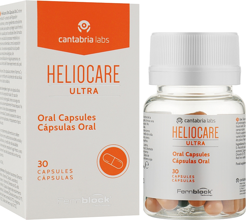 Комплексний захист "Антиоксидант" - Cantabria Labs Heliocare Oral Ultra-D Capsulas — фото N2