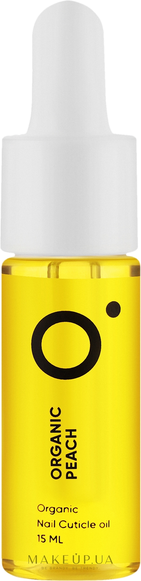 Масло для кутикулы "Персик" - Nails Of The Day Organic Nail Cuticle Oil — фото 15ml