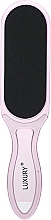 Шліфувальна двостороння тертка для педикюру, TN-01С, 80/120, рожева - Beauty Luxury — фото N1