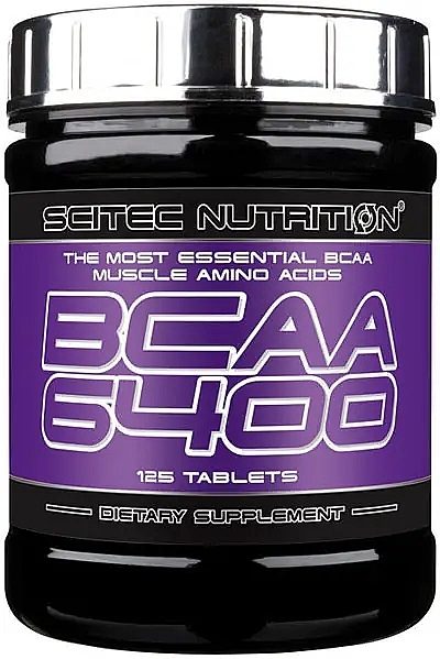 Амінокислота в таблетках - Scitec Nutrition BCAA 6400 — фото N1