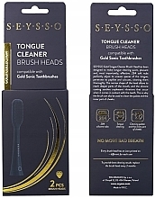 Насадки для чистки языка, 2 шт. - Seysso Gold Tongue Cleaner — фото N2