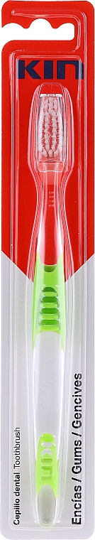 Зубная щетка для десен средняя, салатовый - Kin Gums — фото N1