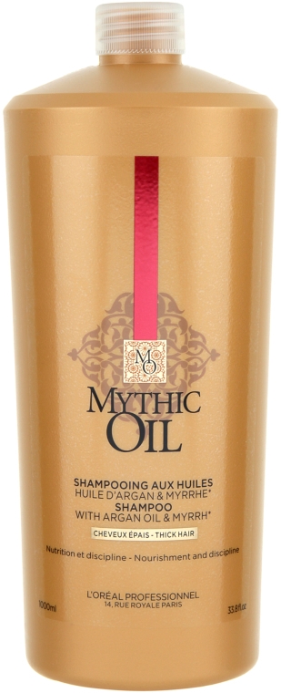 Шампунь для плотных волос - L'Oreal Professionnel Mythic Oil Shampoo for Thick Hair — фото N3