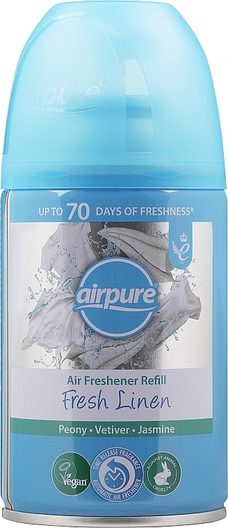 Освежитель воздуха "Свежесть" - Airpure Air-O-Matic Refill Fresh Linen — фото N1