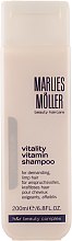 Вітамінний шампунь для волосся - Marlies Moller Pashmisilk Vitality Vitamin Shampoo — фото N2