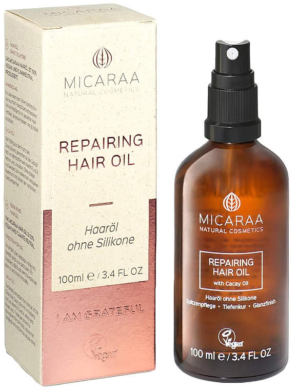 Восстанавливающее масло для волос - Micaraa Repairing Hair Oil — фото N2