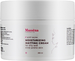 Увлажняющий матирующий крем для лица - Massena Anti-Acne Moisturizing Matting Cream — фото N1