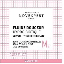 Флюїд оксамитовий гідро-біотичний для обличчя - Novexpert Magnesium Velvety Hydro-biotic Fluid (пробник) — фото N2