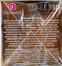 Нічний крем для обличчя з чистою гіалуроновою кислотою - Dermacol Hyaluron Therapy 3D Wrinkle Night Cream Filler — фото N6