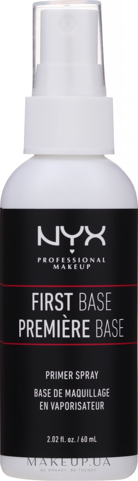NYX Professional Makeup First Base Makeup Primer Spray - Праймер для обличчя — фото 60ml