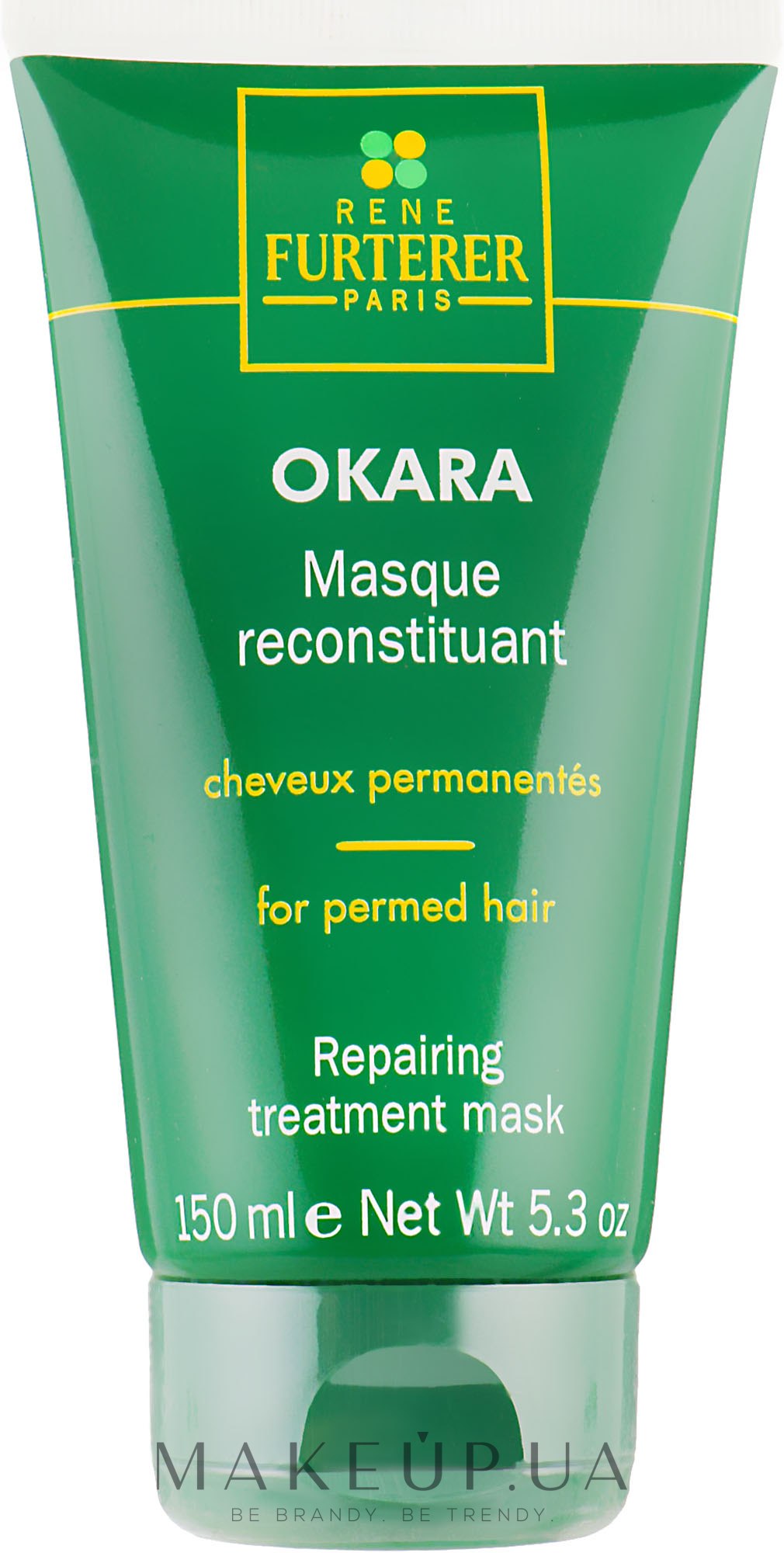 Восстанавливающая маска для волос с завивкой - Rene Furterer Okara Repairing Treatment Mask — фото 150ml