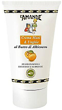 Крем для рук з олією абрикоса - L'Amande Marseille Apricot Butter Hand Cream — фото N1
