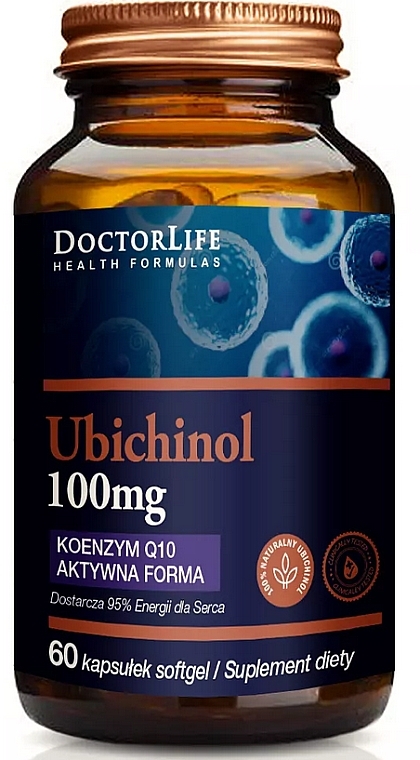 Пищевая добавка "Восстановленная форма коэнзима Q10" - Doctor Life Ubichinol — фото N1