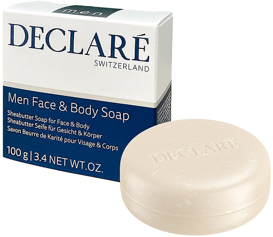 Мило для обличчя й тіла - Declare Men Face & Body Soap — фото N1