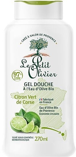 Гель для душа "Лайм" - Le Petit Olivier Corsican Lime Shower Gel — фото N1