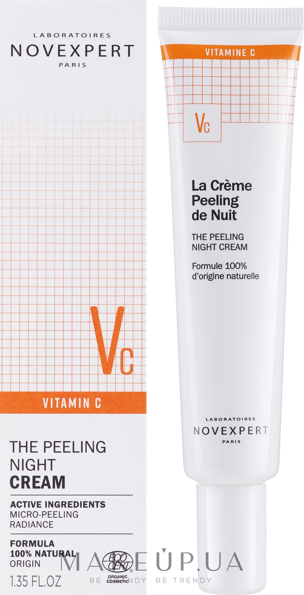 Нічний крем-пілінг для обличчя - Novexpert Vitamin C The Peeling Night Cream — фото 40ml NEW
