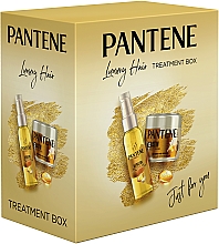 Набор - Pantene Pro-V Luxury Hair Treatment Box (h/oil/100ml + h/mask/300ml) — фото N2