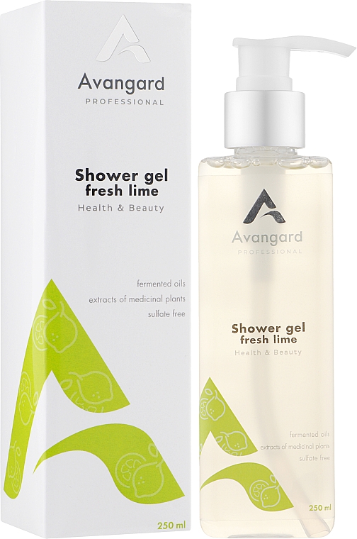 Гель для душу - Avangard Professional Health & Beauty Shower Gel Fresh Lime — фото N2