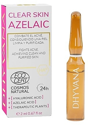 Ампули для обличчя "Антиакне" - Dhyvana Clear Skin Azelaic Anti Acne Ampoules — фото N3