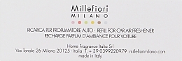 Парфумерія, косметика Картридж для аромадифузора в авто "Апельсиновий чай" - Millefiori Milano Icon Refill Orange Tea