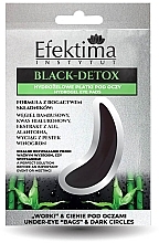 Парфумерія, косметика Гідрогелеві патчі під очі - Efektima Instytut Black-Detox Hydrogel Eye Pads