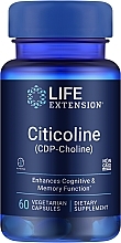 Харчові добавки "Цитоколін" - Life Extension Cognizin CDP-Choline Caps, 250 mg — фото N1