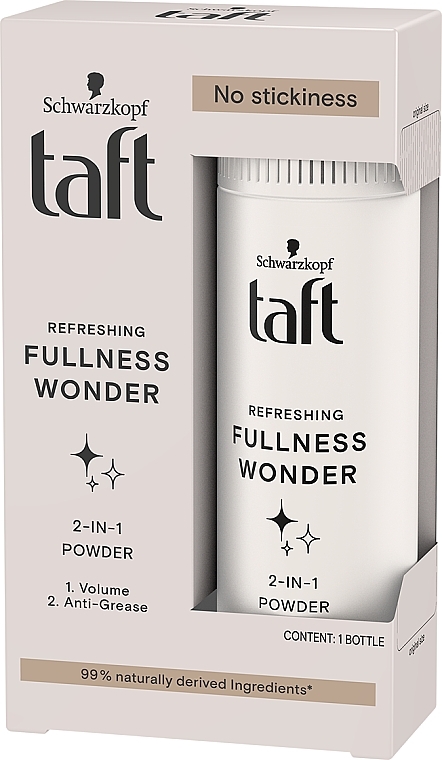 Пудра для об'єму волосся - Taft Refreshing Fullness Wonder — фото N2