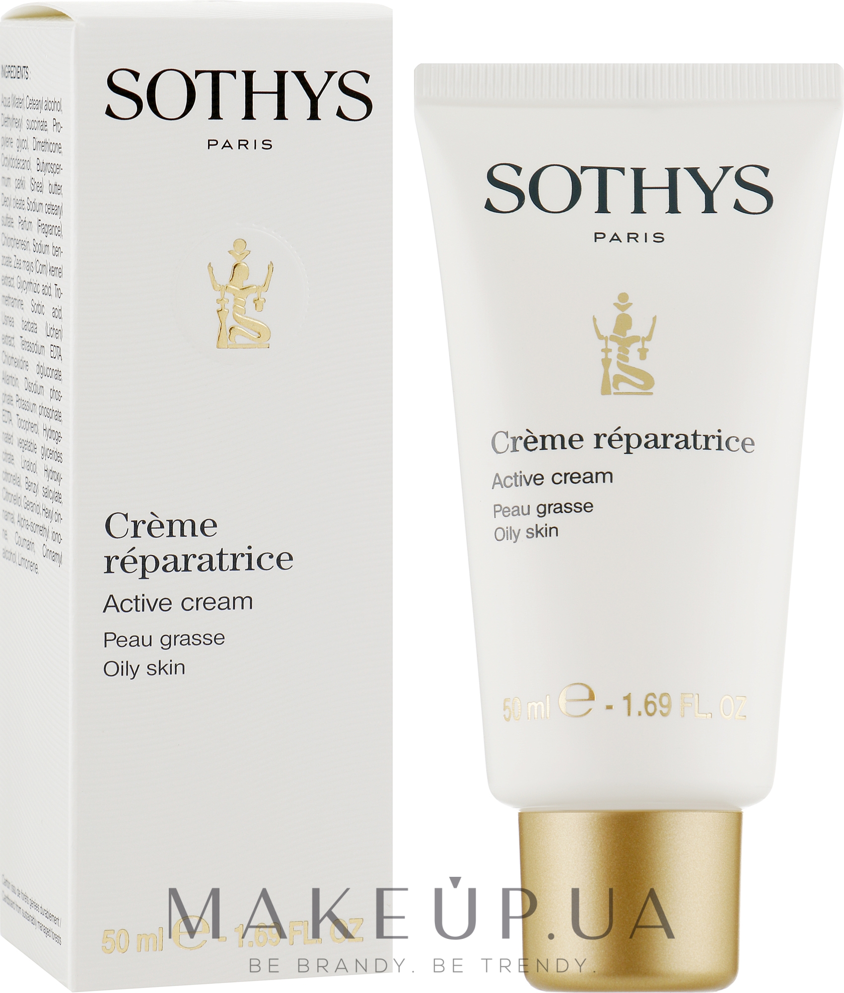 Крем восстанавливающий активный для жирной кожи - Sothys Oily Skin Active Cream — фото 50ml