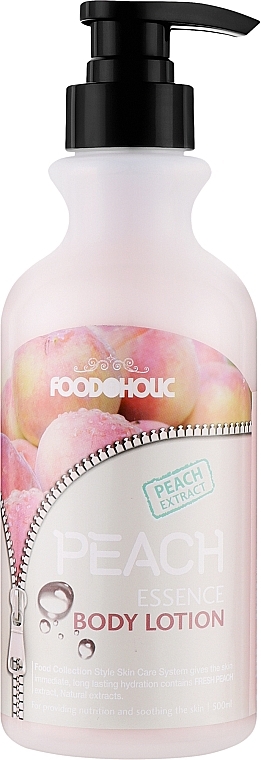 Лосьйон для тіла з екстрактом персика - Food a Holic Peach Essential Body Lotion — фото N1