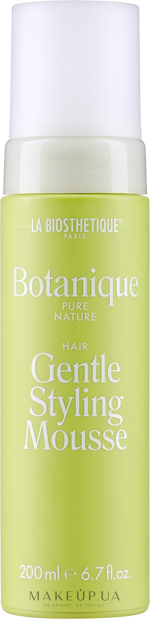 Мус для укладання волосся, з ефектом зміцнення та розгладжування - La Biosthetique Botanique Pure Nature Gentle Styling Mousse — фото 200ml