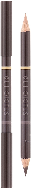 Лифтинговый двусторонний карандаш для бровей - Studio 10 Brow Lift Perfecting Liner — фото N1