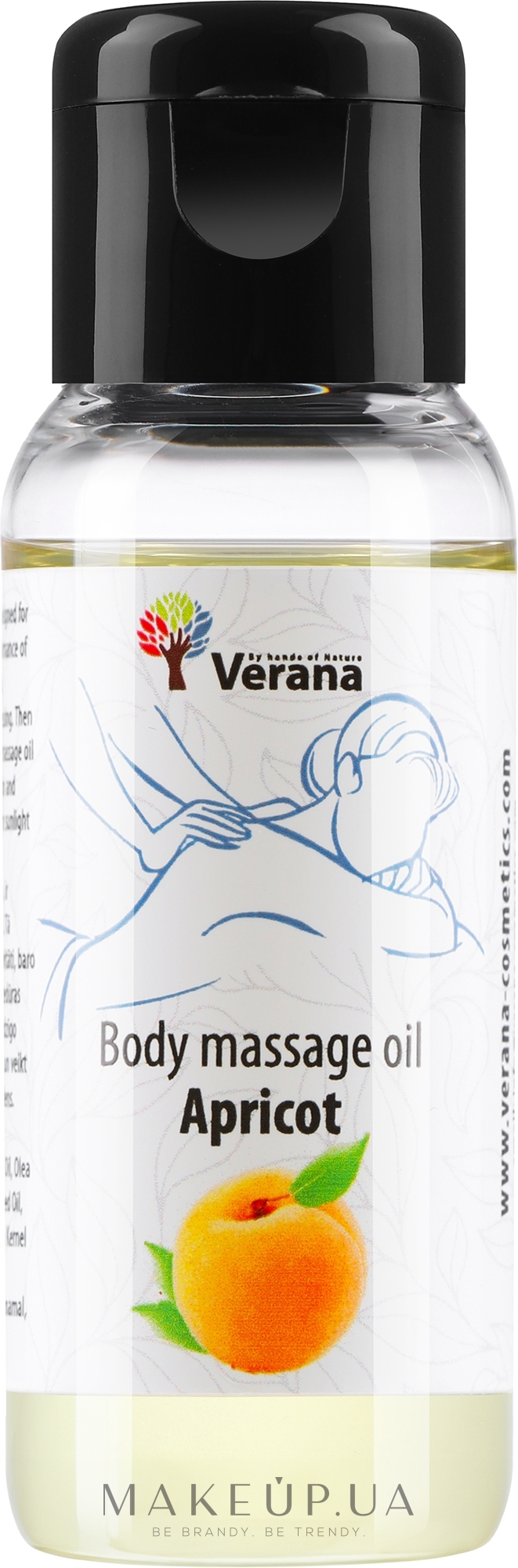 Массажное масло для тела «Apricot» - Verana Body Massage Oil  — фото 30ml