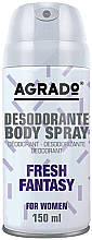Парфумерія, косметика Дезодорант-спрей "Свіжа фантазія" - Agrado Fresh Fantasy Deodorant