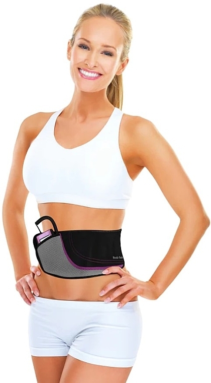 Пояс для тонизирования, упражнений и укрепления мышц живота, фиолетовый - Bodi-Tek AB Toning Exercising and Firming Purple — фото N2