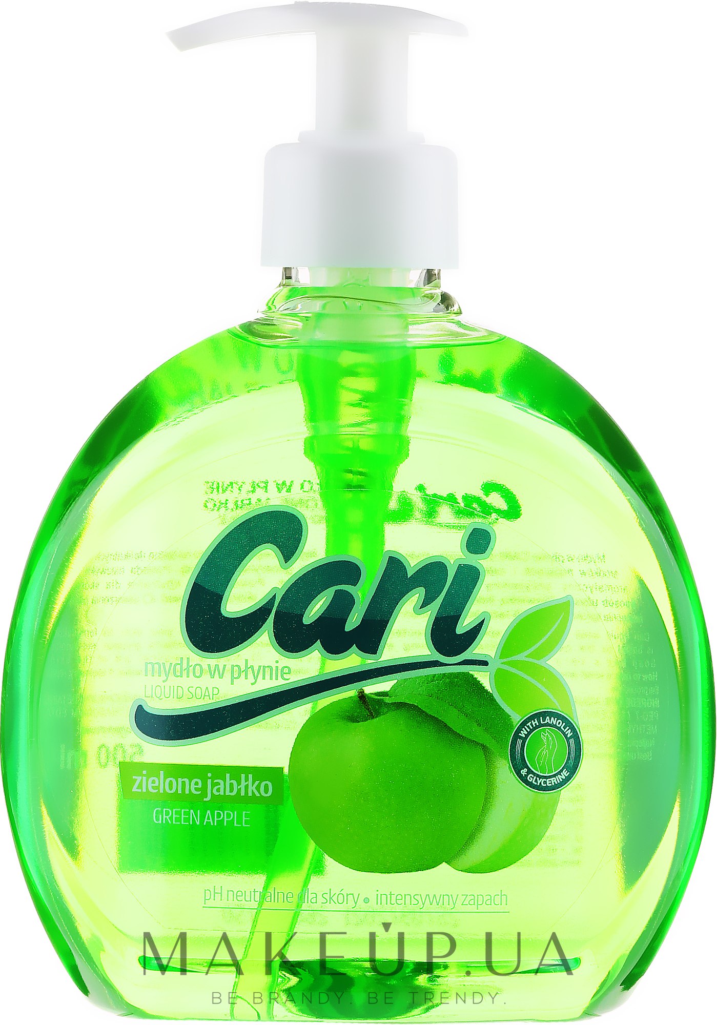 Жидкое мыло "Зеленое яблоко" - Cari Green Apple Liquid Soap — фото 500ml