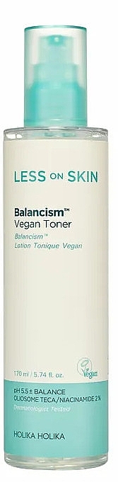 Тонер для лица - Holika Holika Less On Skin Balancism Vegan Toner — фото N1