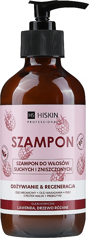 Шампунь для сухого й пошкодженого волосся - HiSkin Professional Shampoo — фото N1