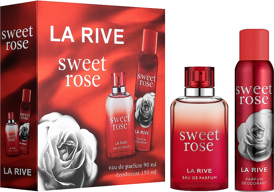 La Rive Sweet Rose - Набор (edp/90ml + deo/150ml)