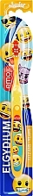 Парфумерія, косметика Дитяча зубна щітка «Емодзі», 7-12 років - Elgydium Junior Emoji 7-12 Years