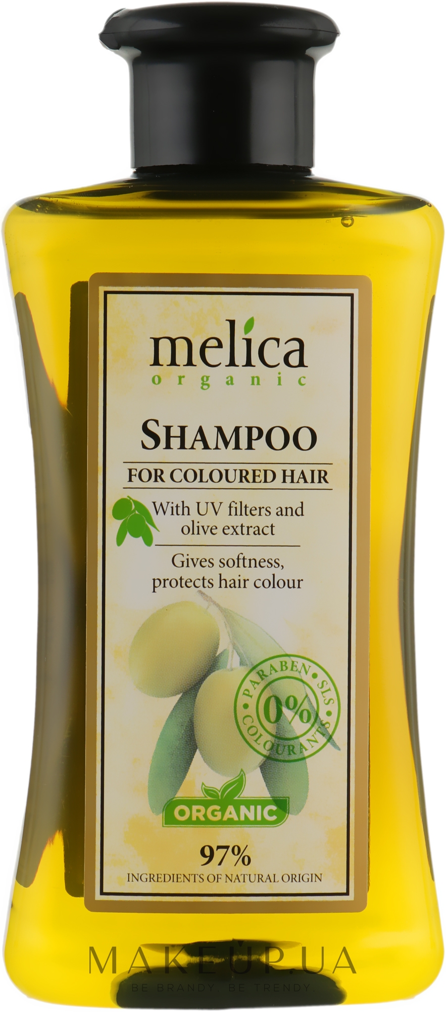 Шампунь для фарбованого волосся - Melica Organic For Coloured Hair Shampoo — фото 300ml