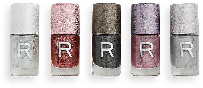 Набор - Makeup Revolution The Holographic Collection (nail/5x10ml) — фото N1