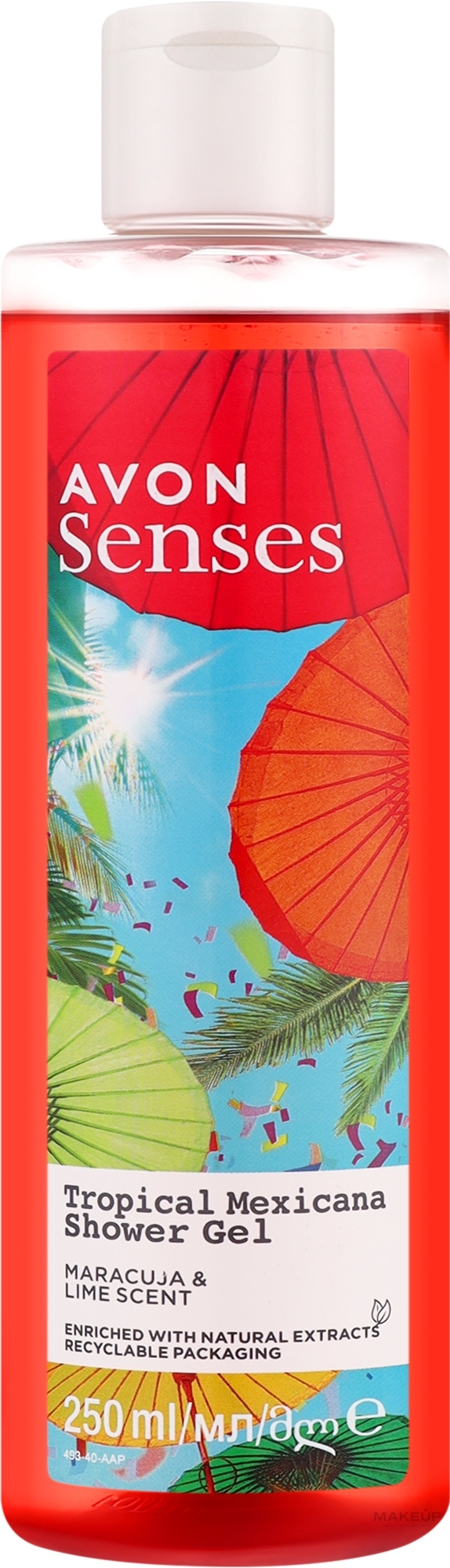 Гель для душу - Avon Senses Tropical Mexicana Shower Gel — фото 250ml