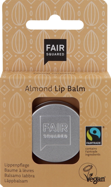 Бальзам для губ "Мигдаль" - Fair Squared Lip Balm Almond — фото N1