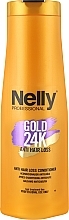 Кондиціонер для волосся "Anti Hair Loss" - Nelly Professional Gold 24K Conditioner — фото N1